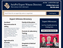 Tablet Screenshot of jurispro.com